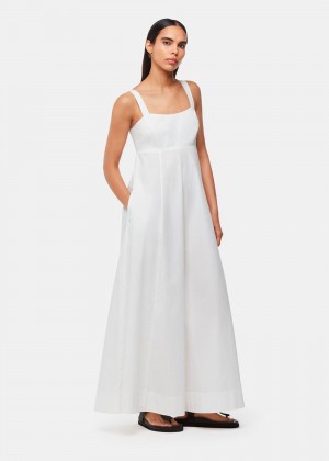 Whistles Anna Dress White | US-53986BGRP