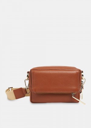 Whistles Bibi Crossbody Bag Brown | US-41796UGOY