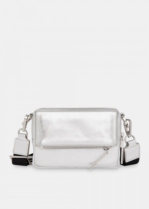 Whistles Bibi Crossbody Bag Silver | US-72049WJNR