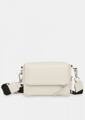 Whistles Bibi Crossbody Bag White | US-27581KPBS