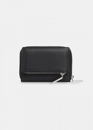 Whistles Bibi Zip Purses Black | US-60519RBAE