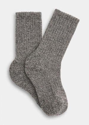 Whistles Chunky Marl Socks Black | US-16847NVEF