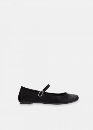 Whistles Hai Honoree Flat Shoes Black | US-71453GWBF