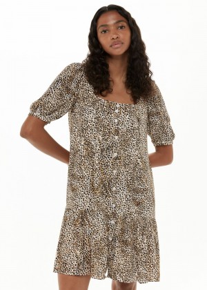 Whistles Ink Spot Dress Multicolor | US-51068QXNW