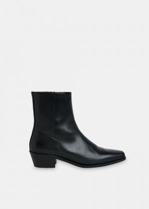 Whistles Kara Ankle Boots Black | US-42815IQMS