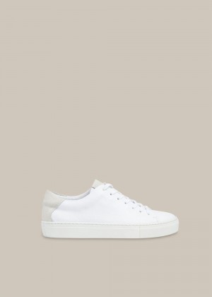 Whistles Raife Minimal Sneakers White | US-53904KBFE