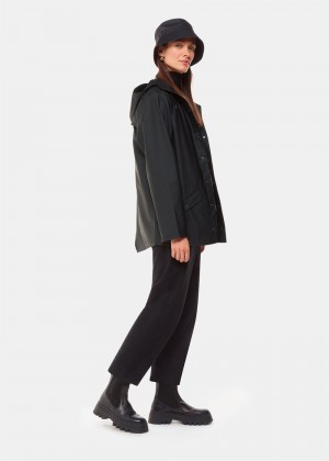 Whistles Rains Jacket Black | US-68957YHBQ