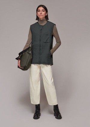 Whistles Rains Liner Vest Grey | US-25469CVND