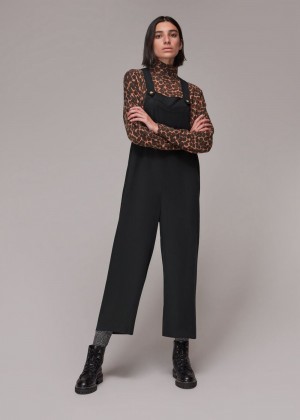 Whistles Rita Jumpsuit Black | US-18927UOLR