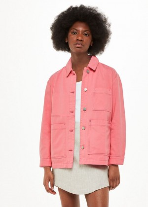 Whistles Sylvia Jacket Pink | US-57612VZMW