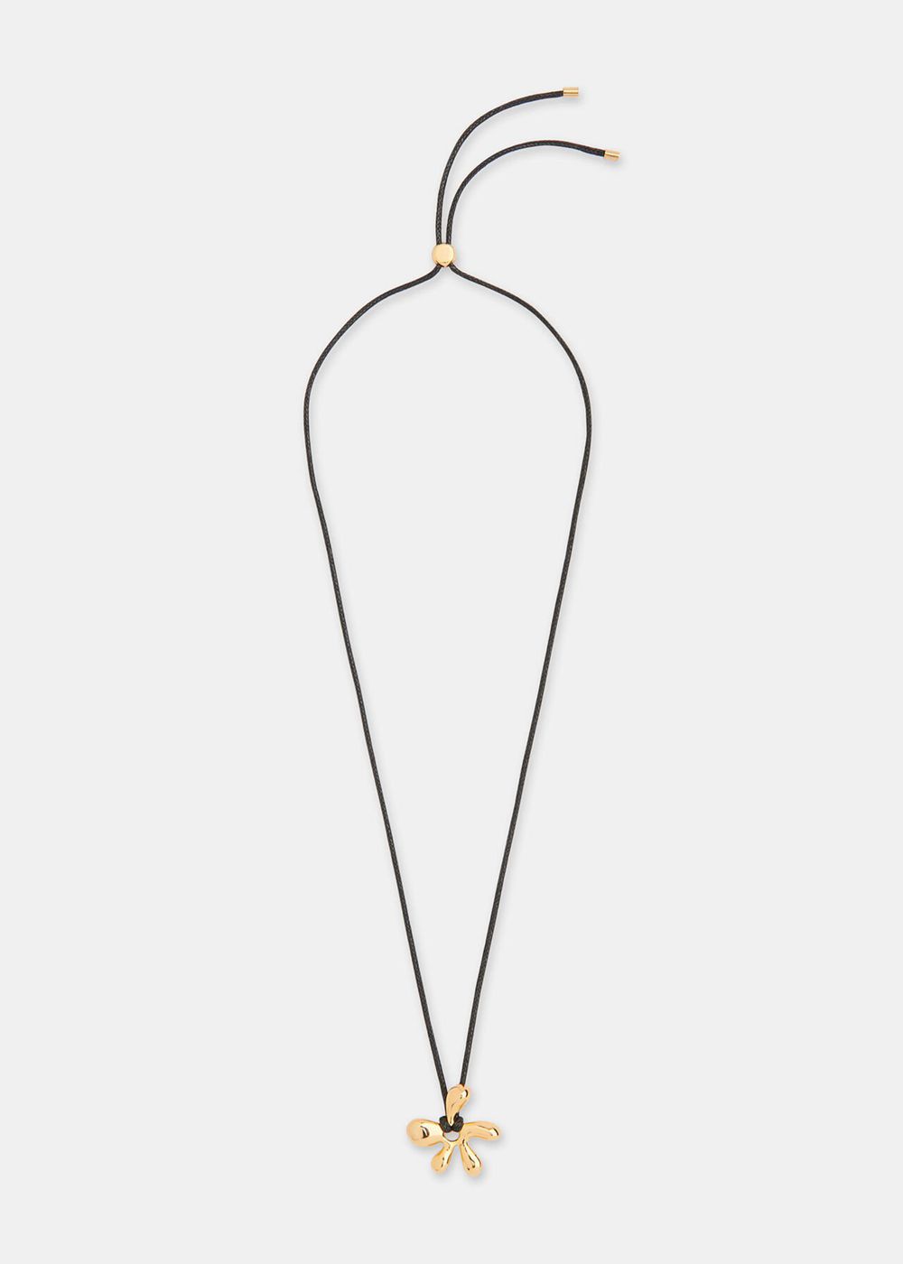 Whistles Abstract Cord Necklace Gold | US-36879QEPW