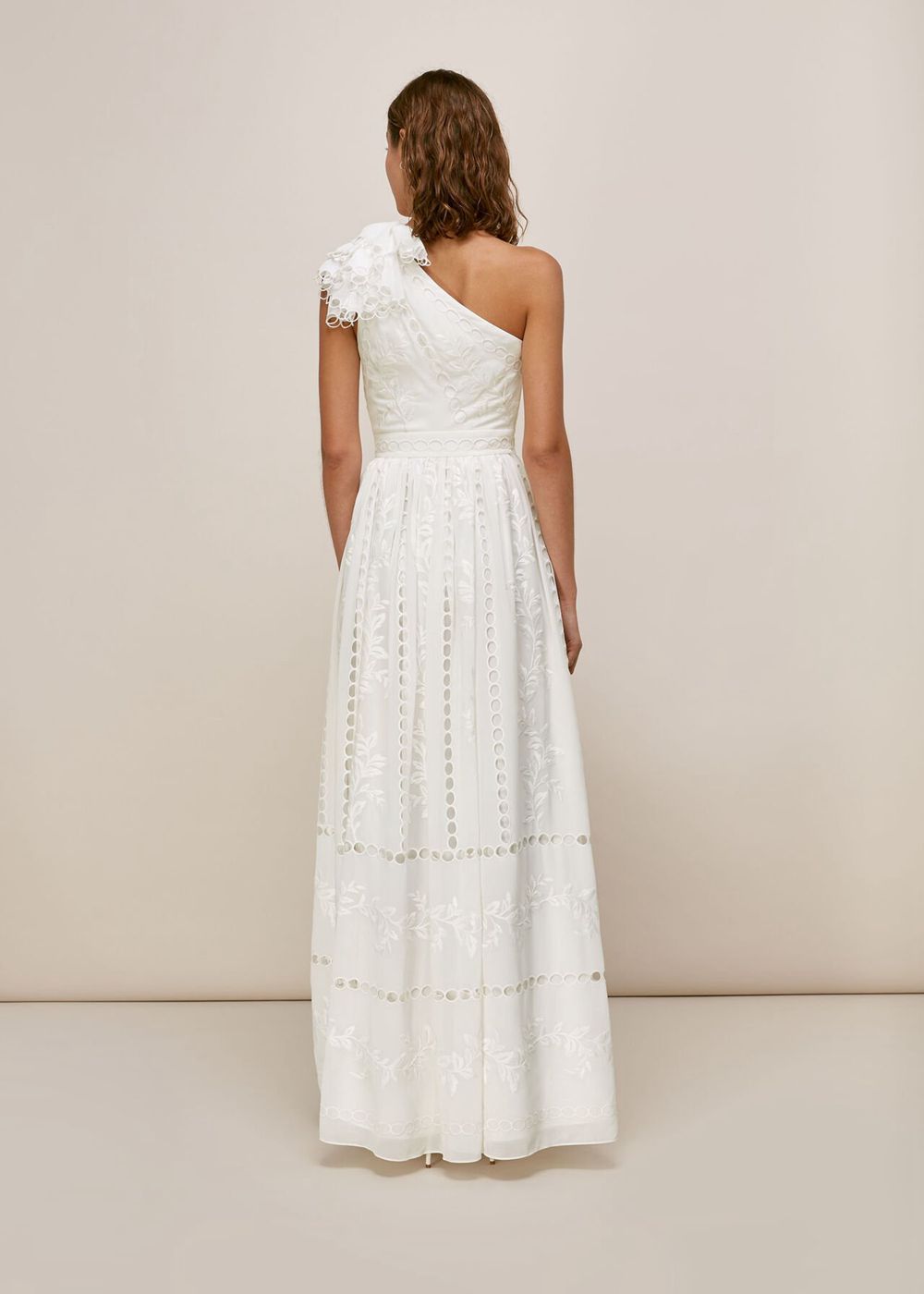 Whistles Adelaide Wedding Dress White / Multicolor | US-51694BRNQ