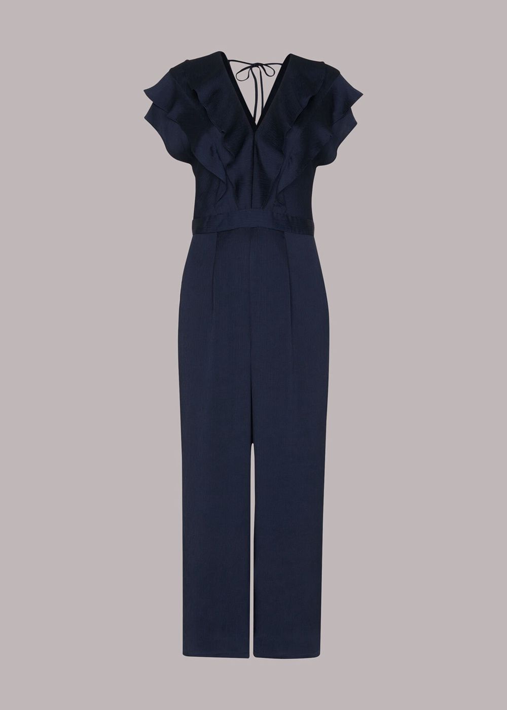 Whistles Adeline Jumpsuit Navy | US-75124NJXY