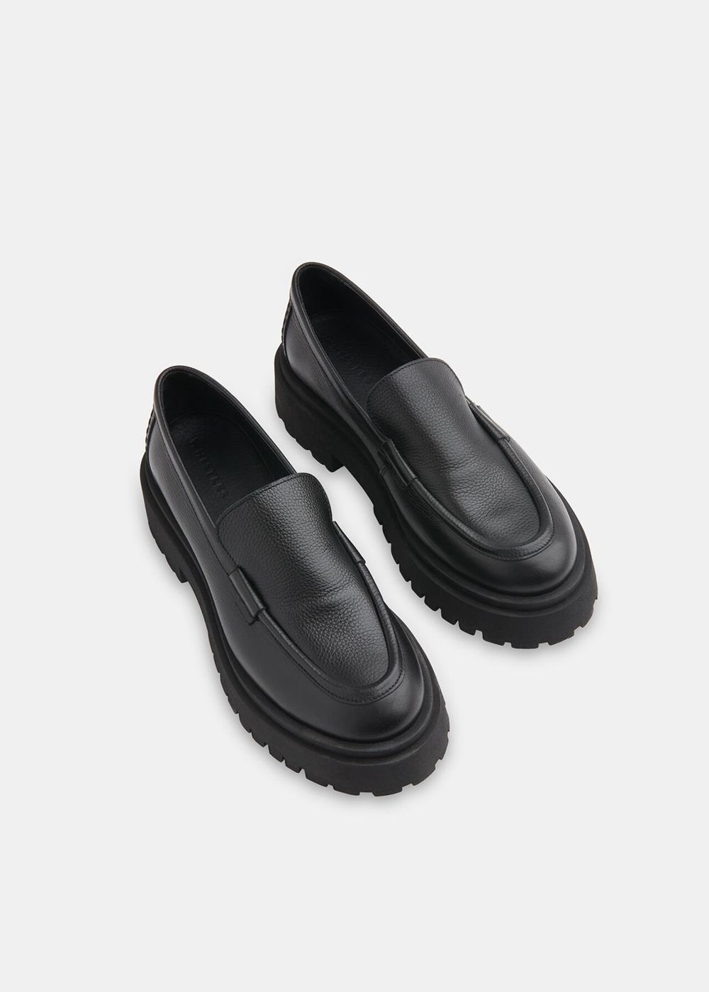 Whistles Aerton Chunky Loafers Black | US-84173GYTA