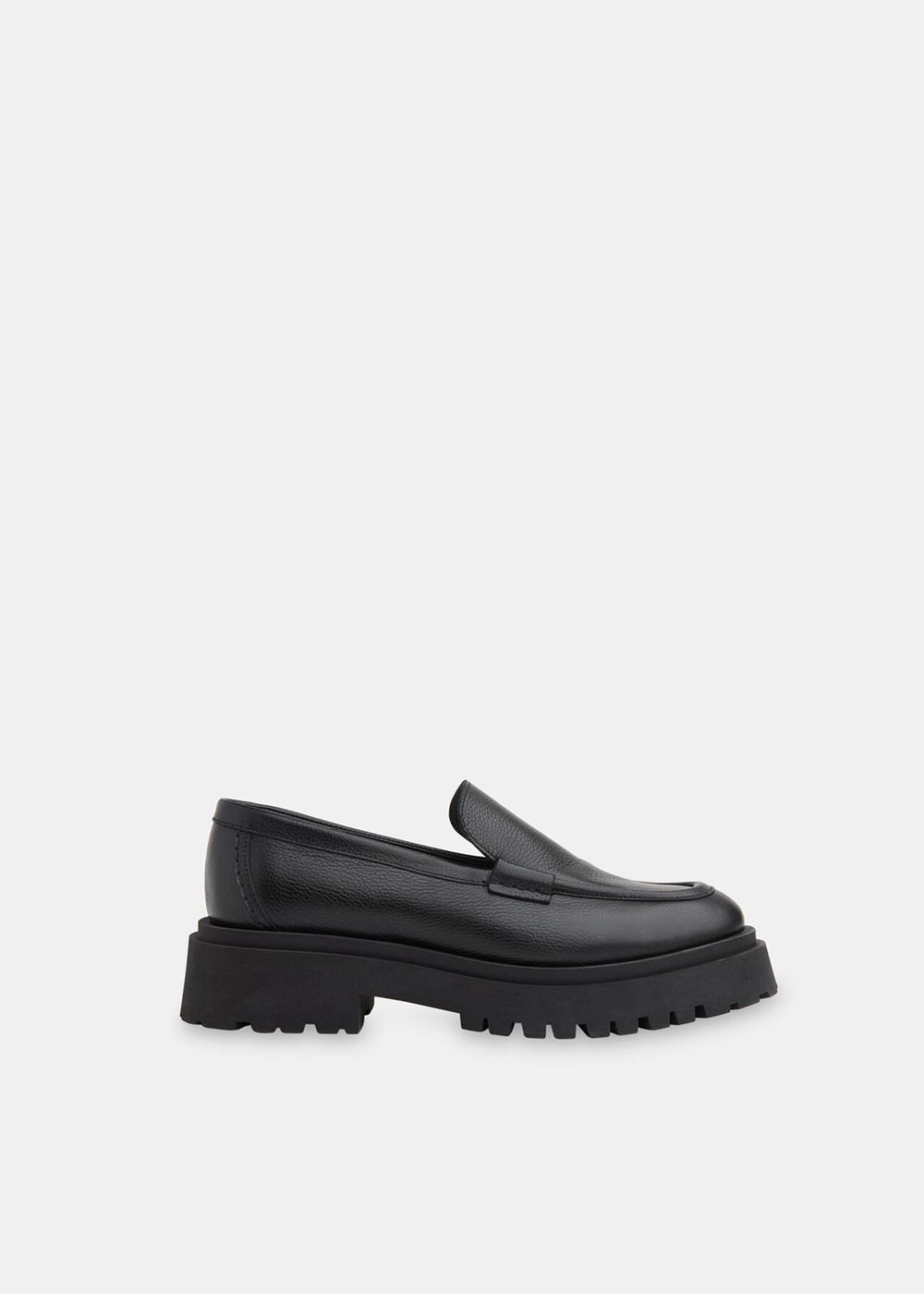 Whistles Aerton Chunky Loafers Black | US-84173GYTA