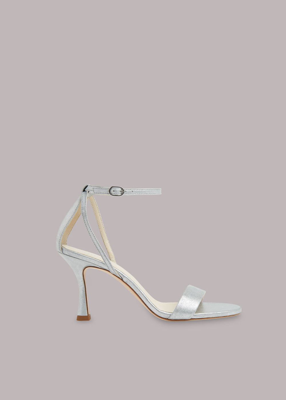 Whistles Allie Wedding Sandals Silver | US-38045IQFS