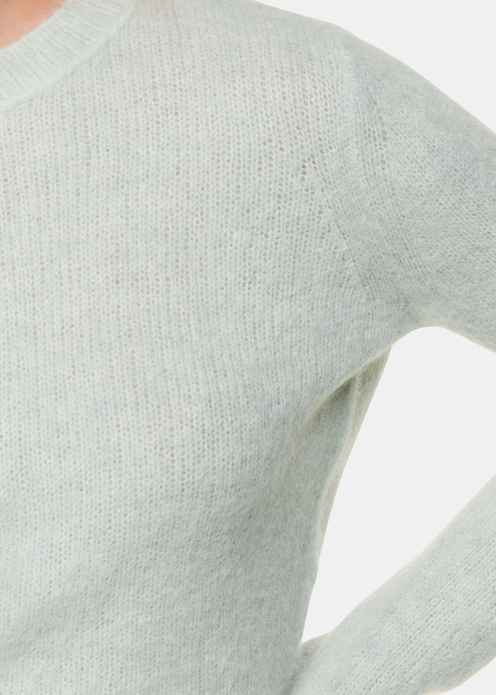 Whistles Alpaca Mix Fluffy Knitwear Mint | US-94362MYSO