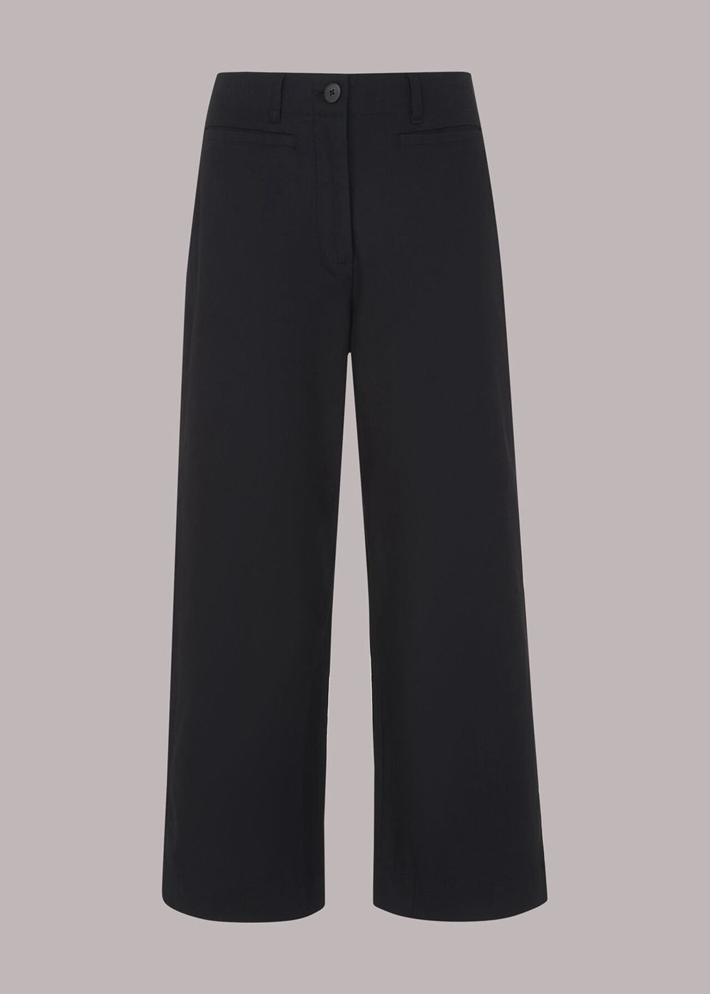 Whistles Amber Chino Pants Black | US-48072DENH