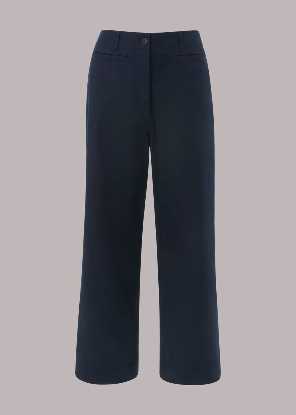 Whistles Amber Chino Pants Navy | US-61897QJTF