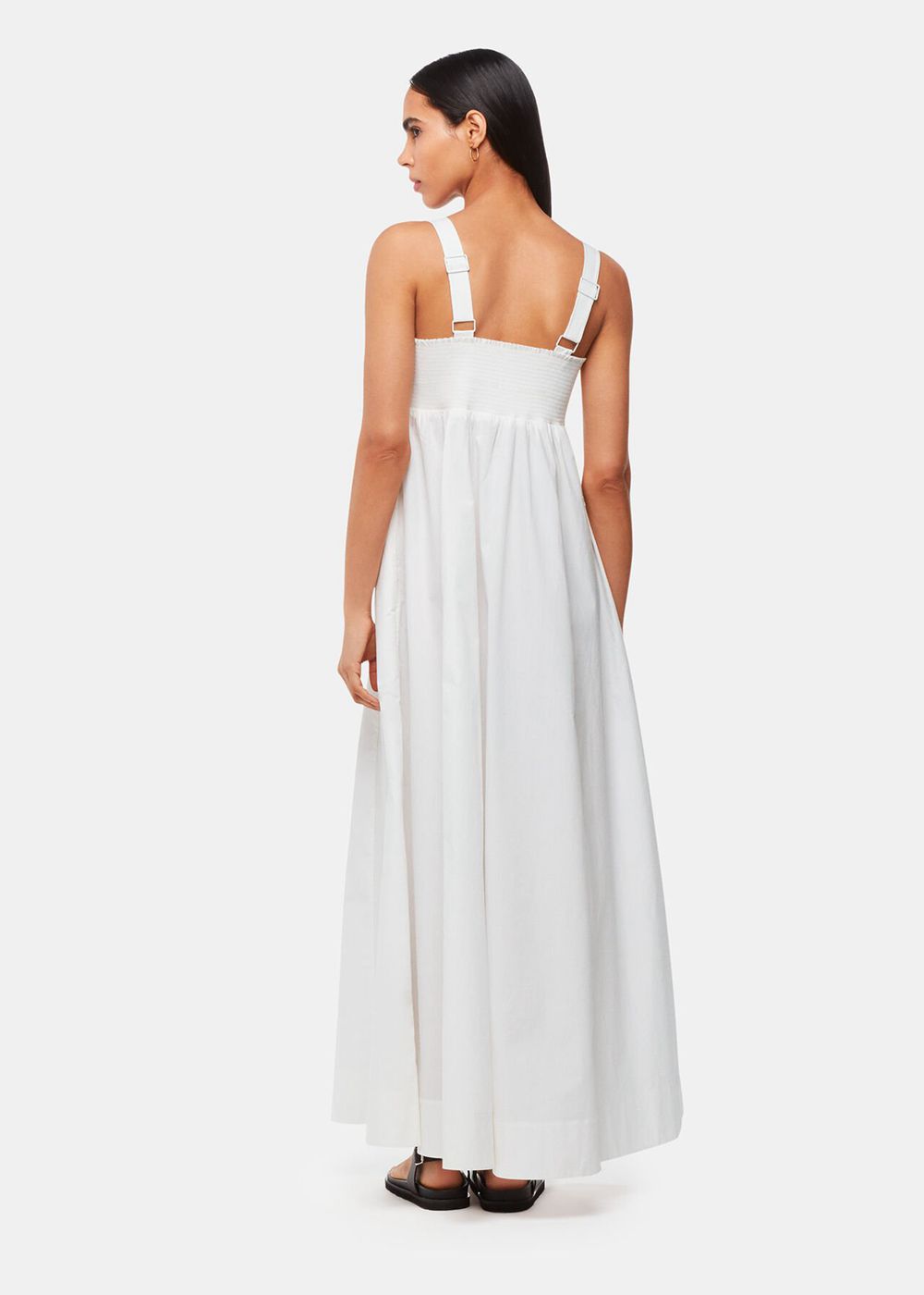 Whistles Anna Dress White | US-53986BGRP