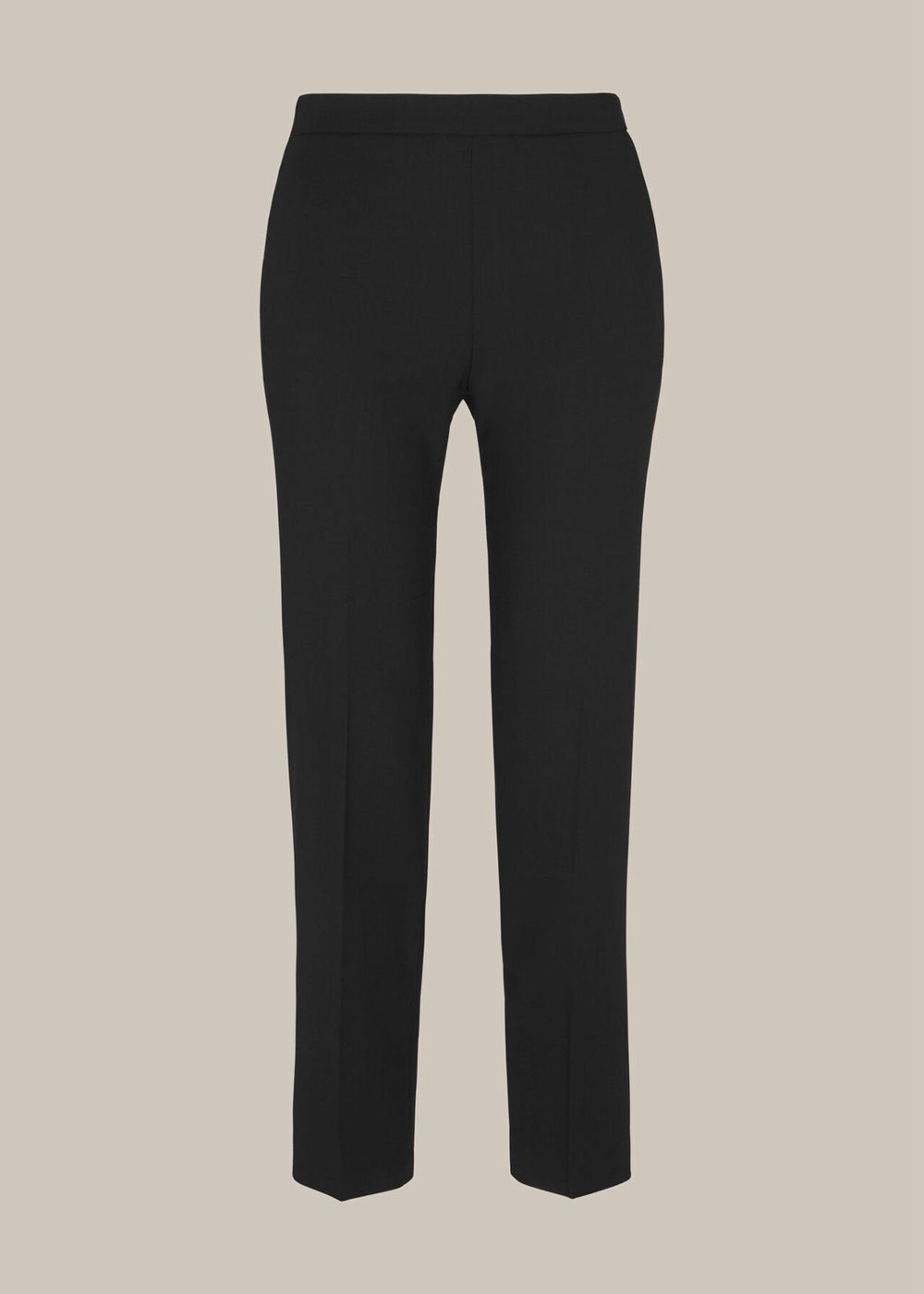 Whistles Anna Elasticated Waist Pants Black | US-39765XDZP