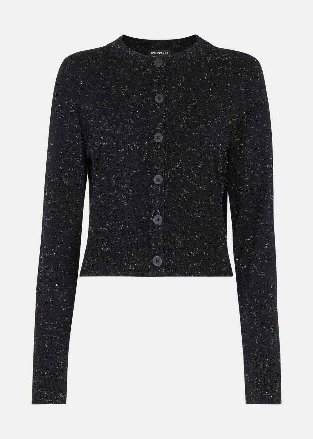 Whistles Annie Sparkle Cardigan Black | US-63109IXLF