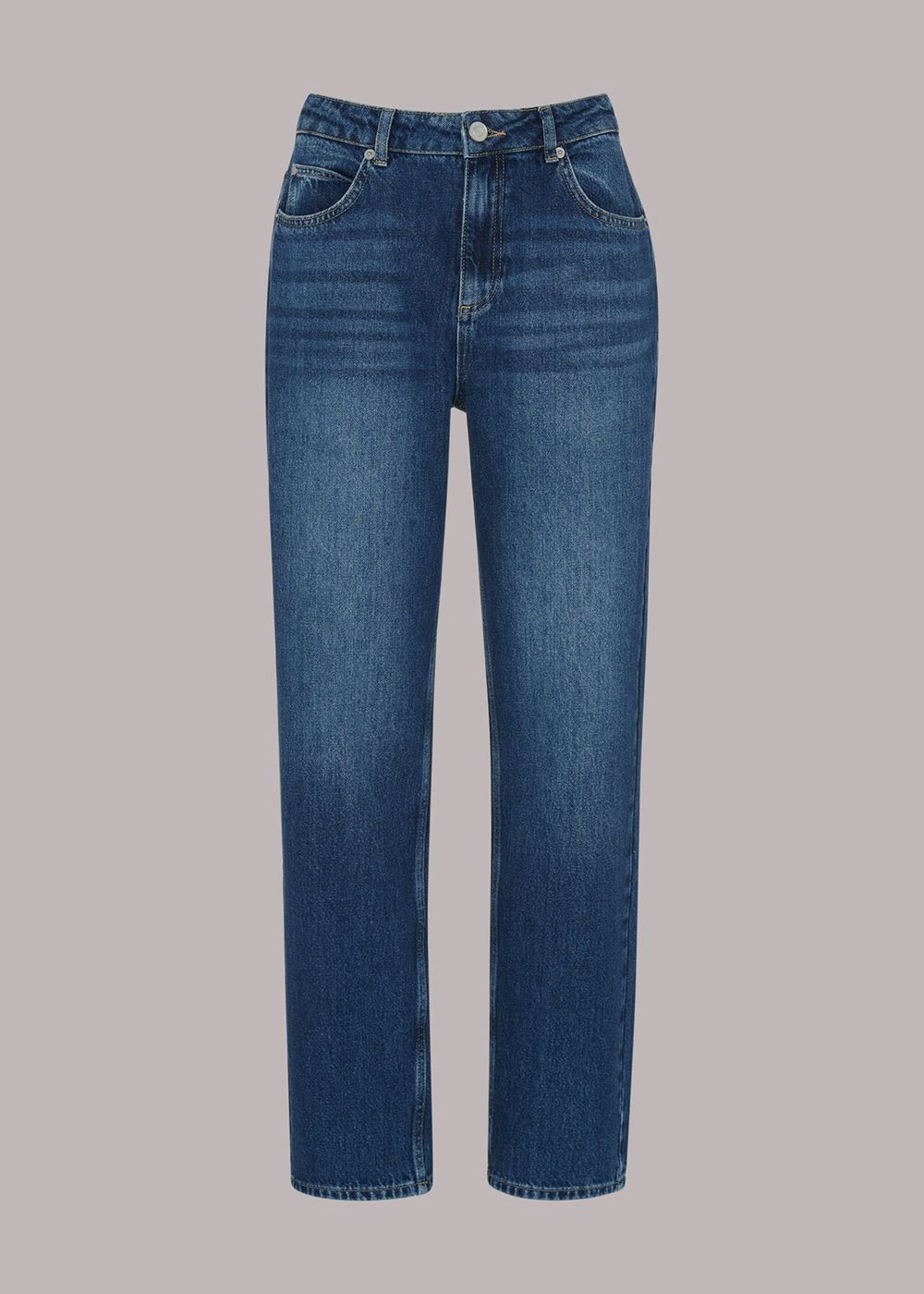 Whistles Authentic Low Waist Jeans Blue | US-08217RDBF