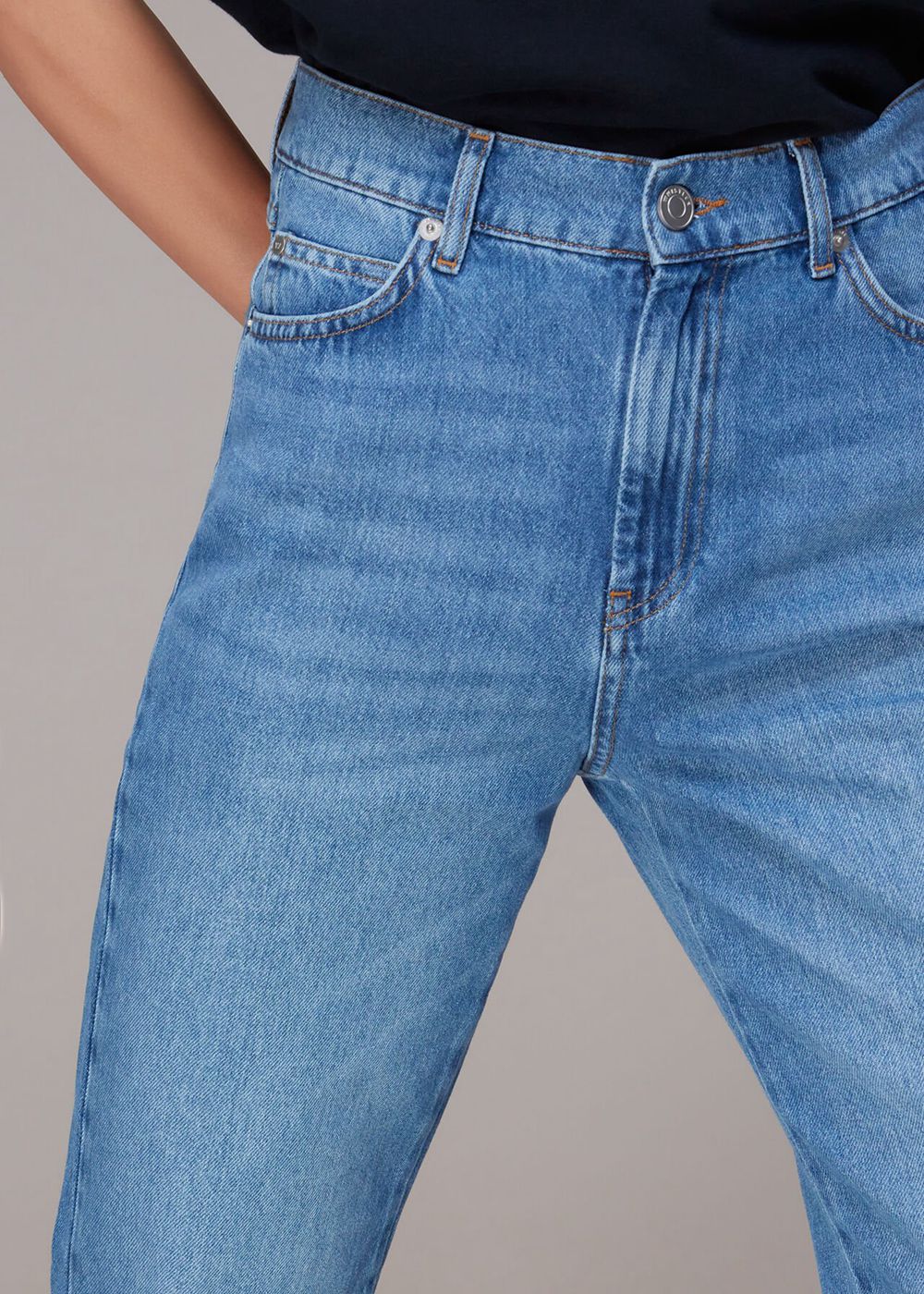 Whistles Authentic Mom Jeans Blue | US-91750VWZN