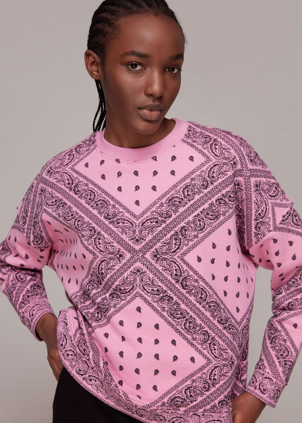 Whistles Bandana Printed Sweatshirt Multicolor | US-42907PLRD