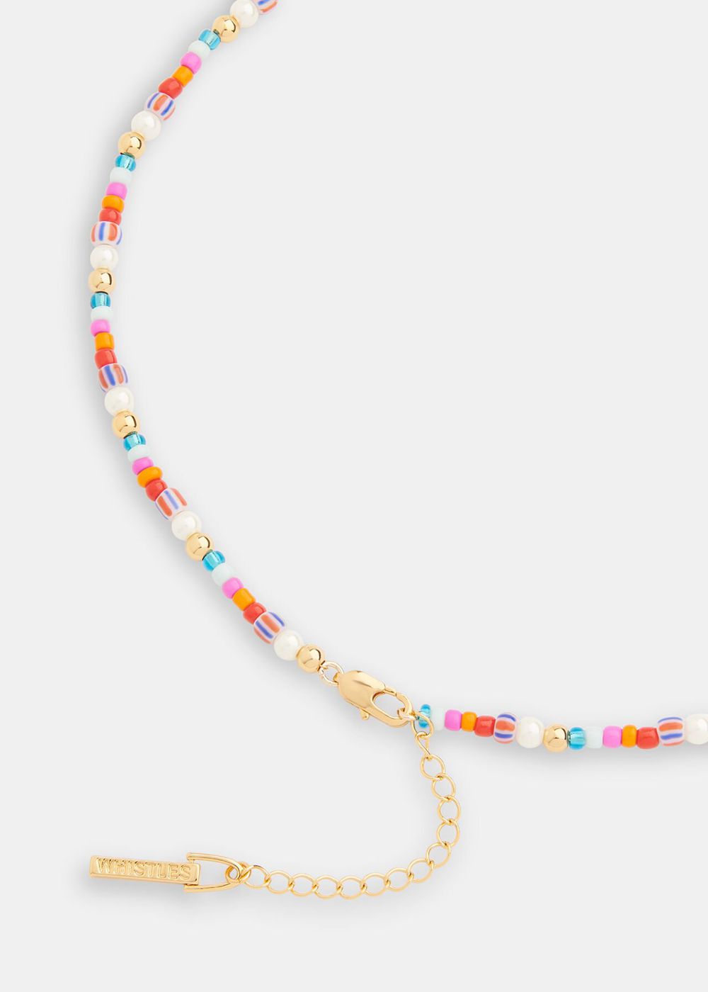 Whistles Beaded Necklace Pink / Multicolor | US-07461QKFA