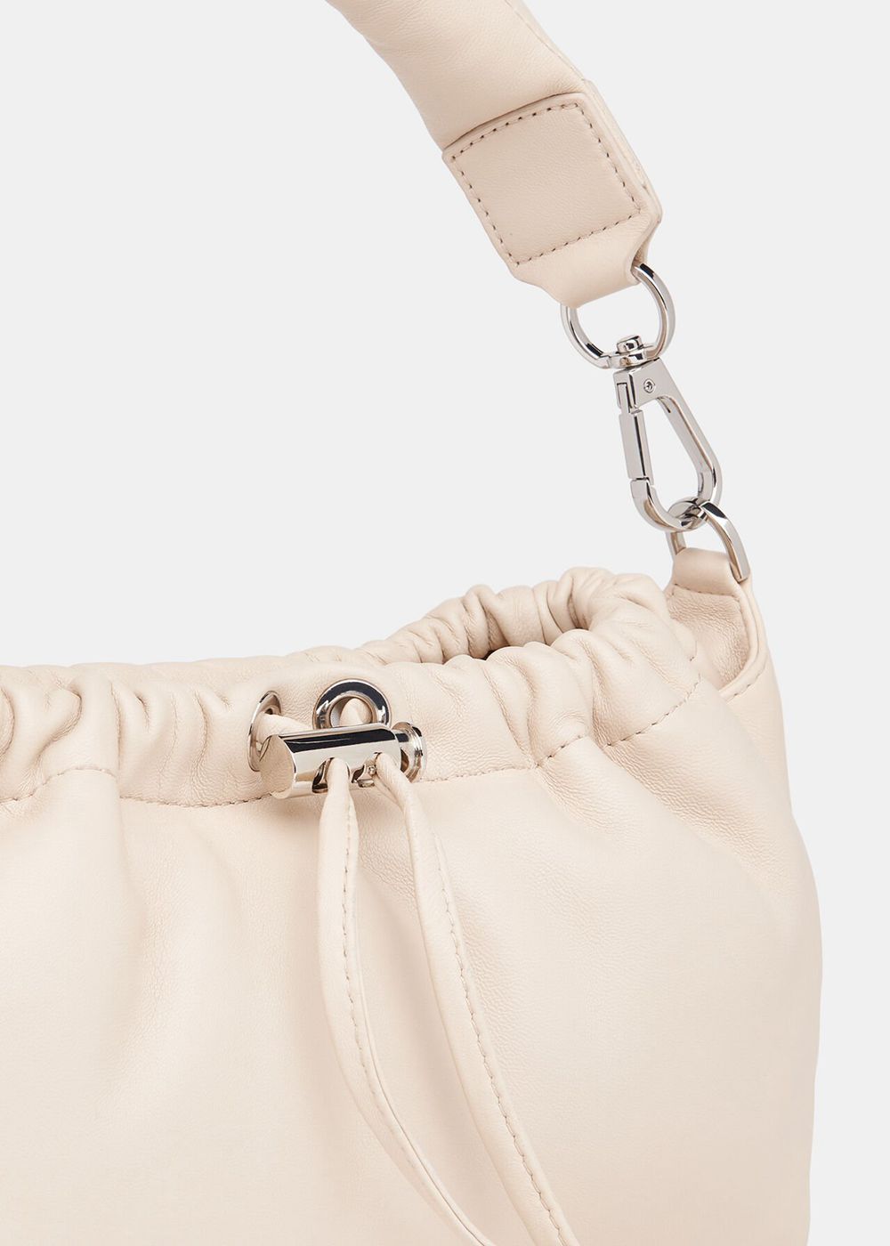 Whistles Benny Drawstring Shoulder Bags Beige | US-31984OLDS