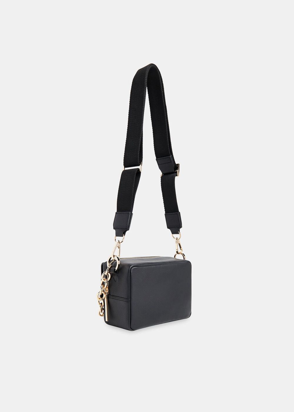 Whistles Bibi Chain Crossbody Bag Black | US-39567SBQN