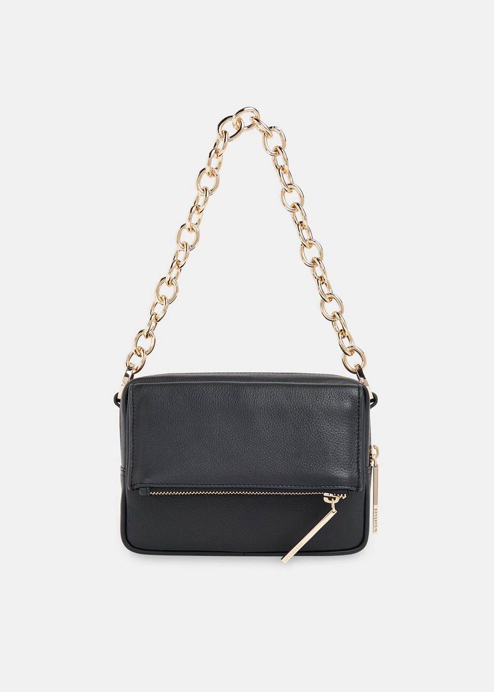 Whistles Bibi Chain Crossbody Bag Black | US-39567SBQN