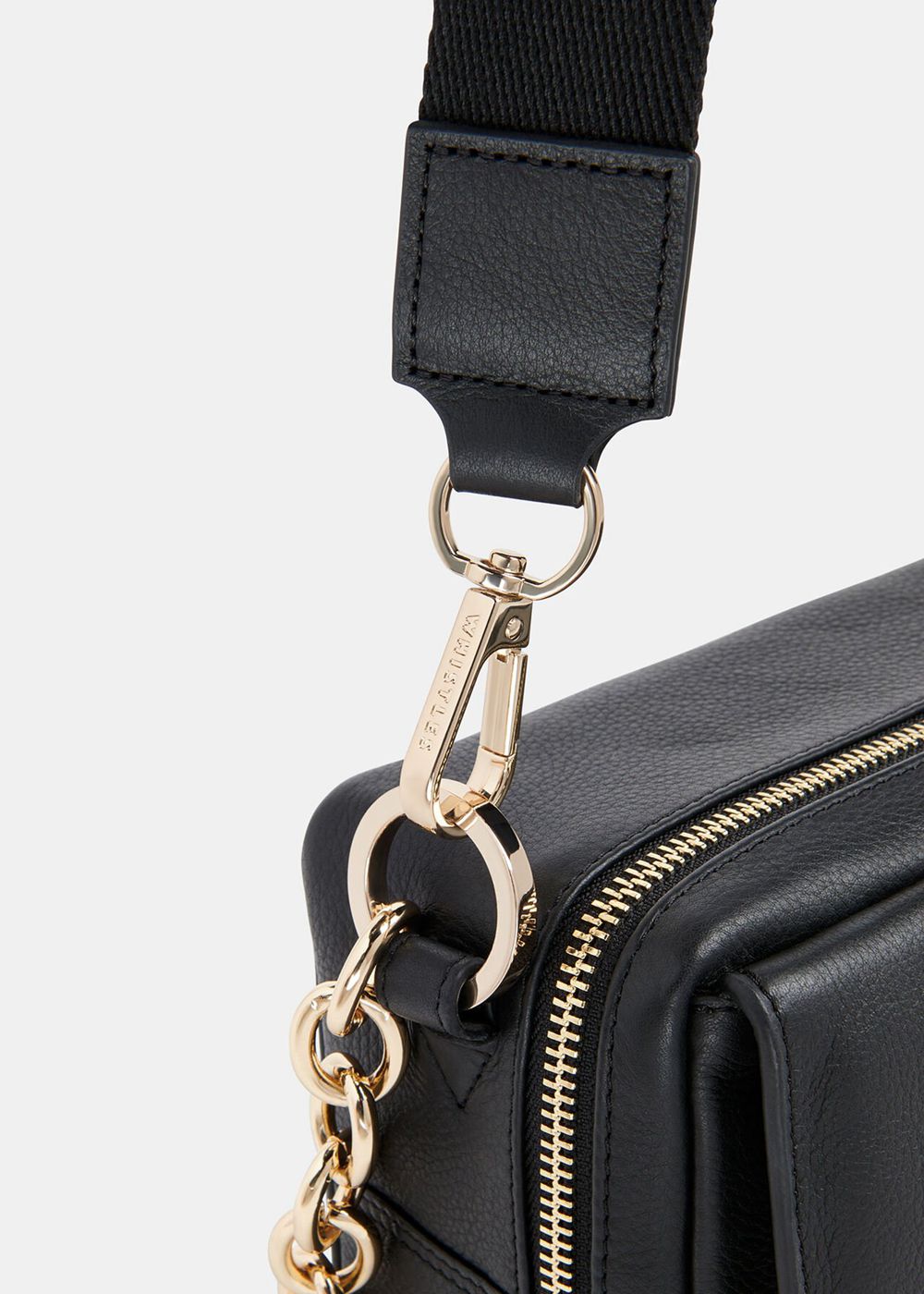 Whistles Bibi Chain Crossbody Bag Black | US-39567SBQN