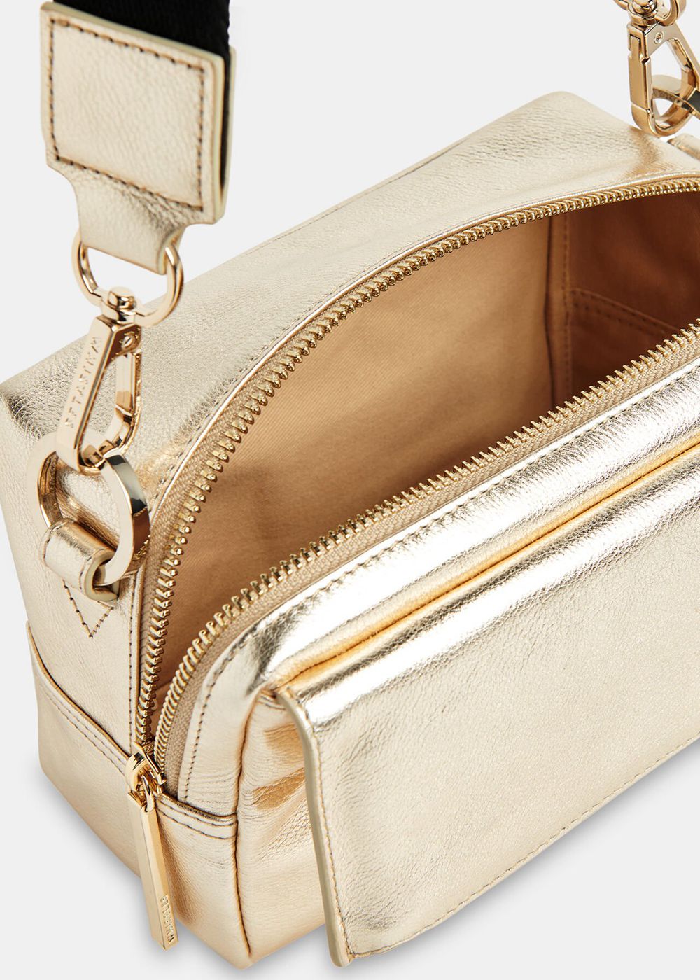 Whistles Bibi Crossbody Bag Gold | US-23908QWBC