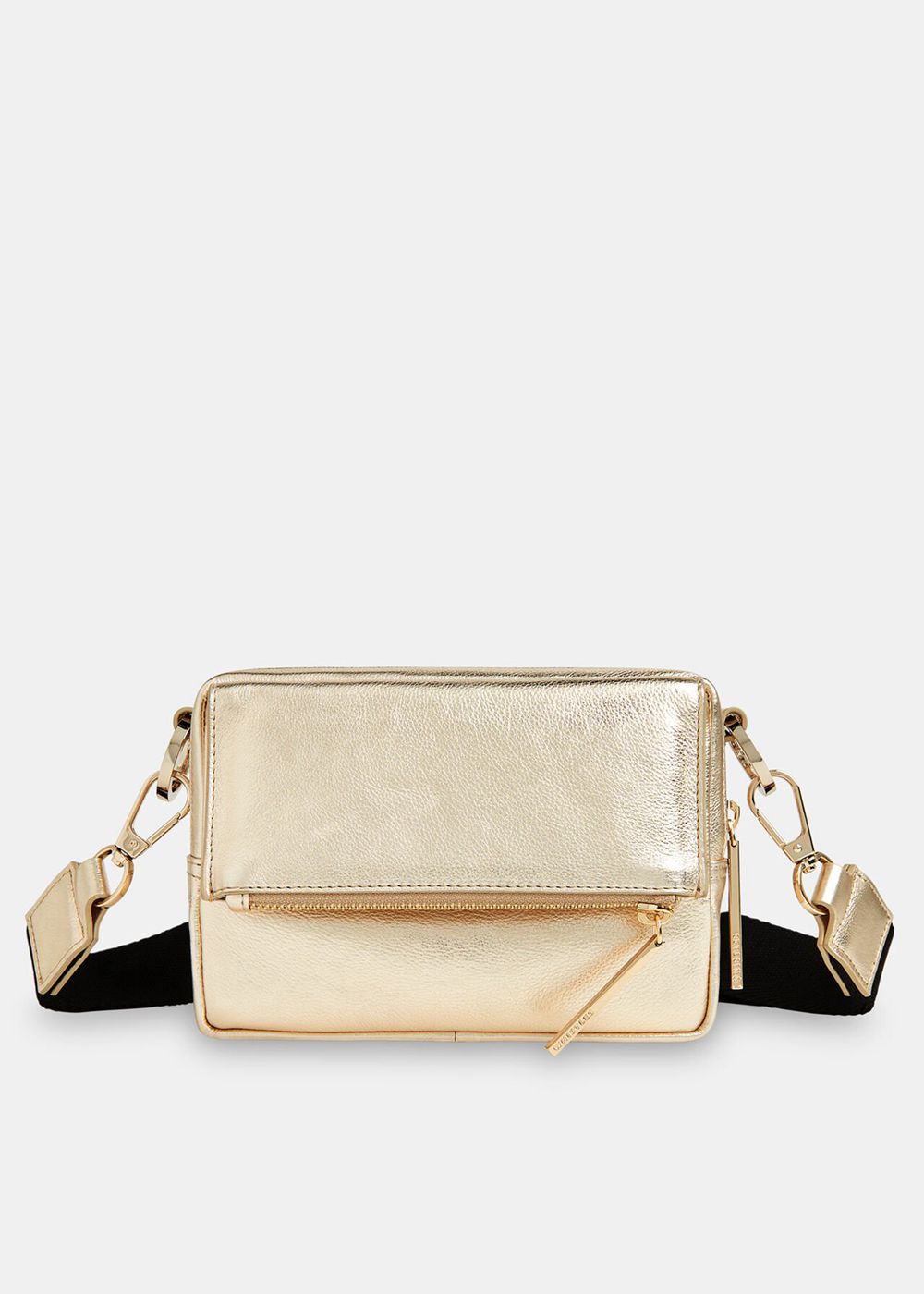 Whistles Bibi Crossbody Bag Gold | US-23908QWBC