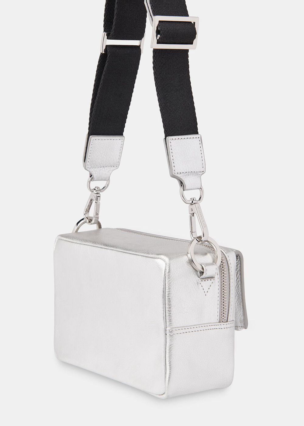 Whistles Bibi Crossbody Bag Silver | US-72049WJNR