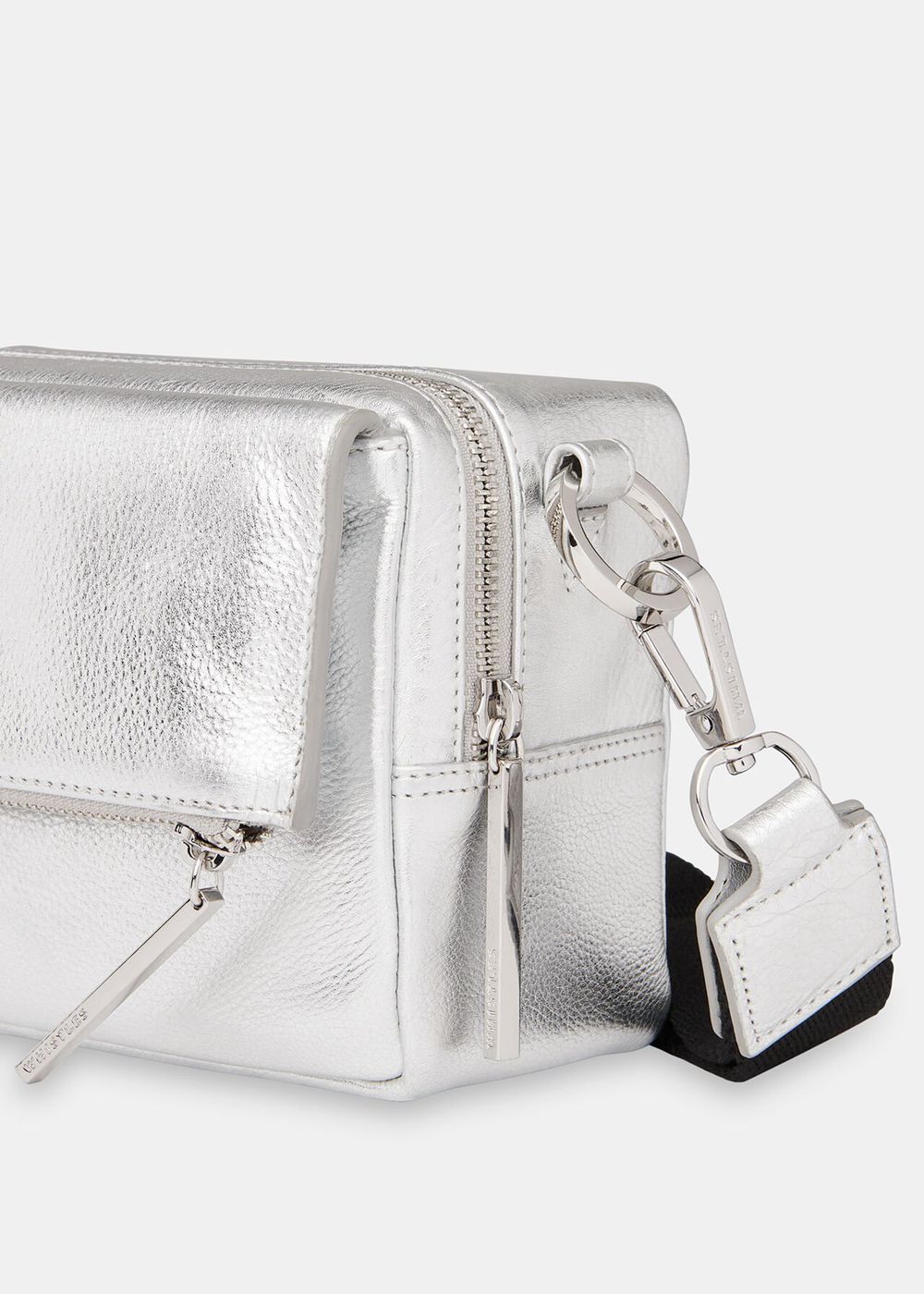 Whistles Bibi Crossbody Bag Silver | US-72049WJNR