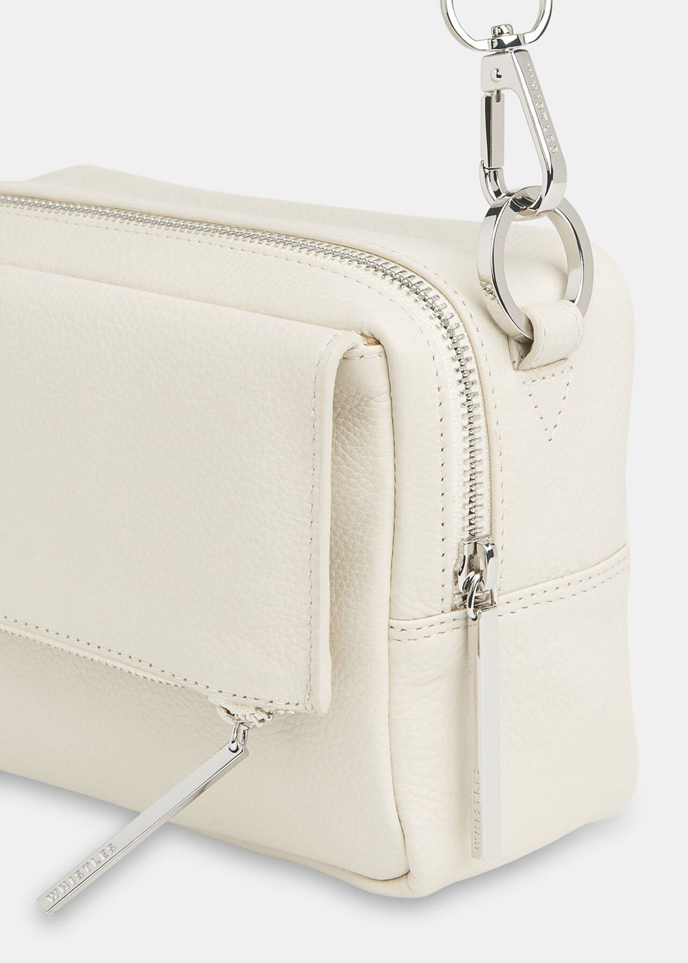 Whistles Bibi Crossbody Bag White | US-27581KPBS