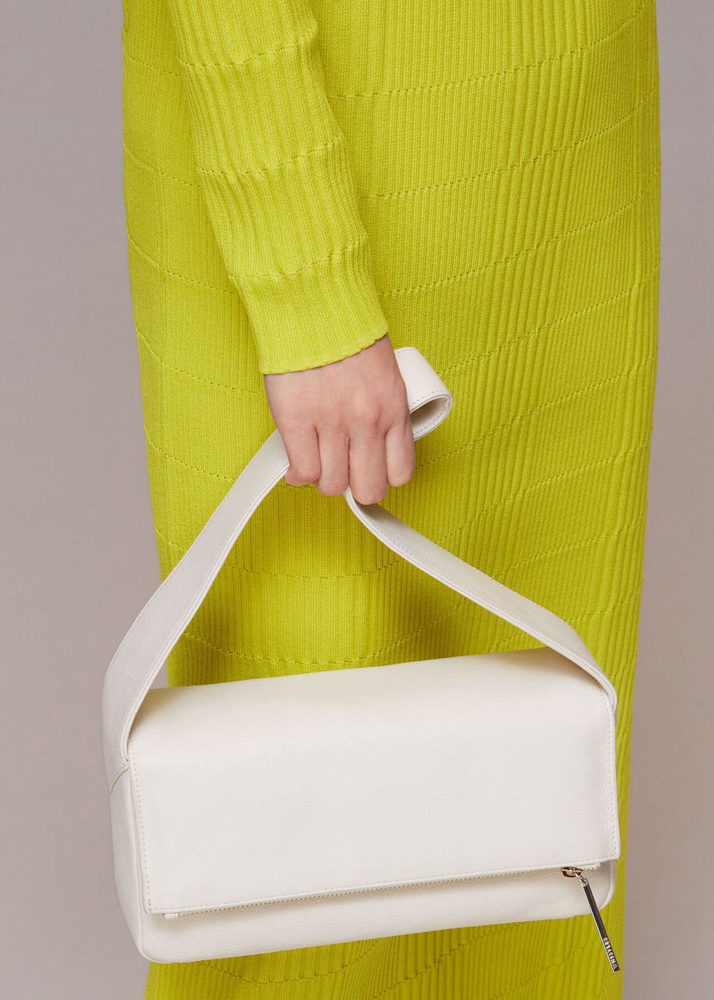 Whistles Bibi Shoulder Bags White | US-23981CRMU