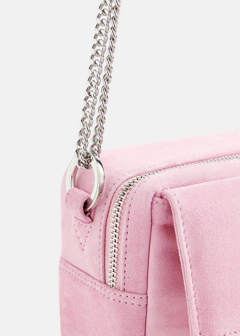 Whistles Bibi Suede Mini Shoulder Bags Pink | US-70291QUYW