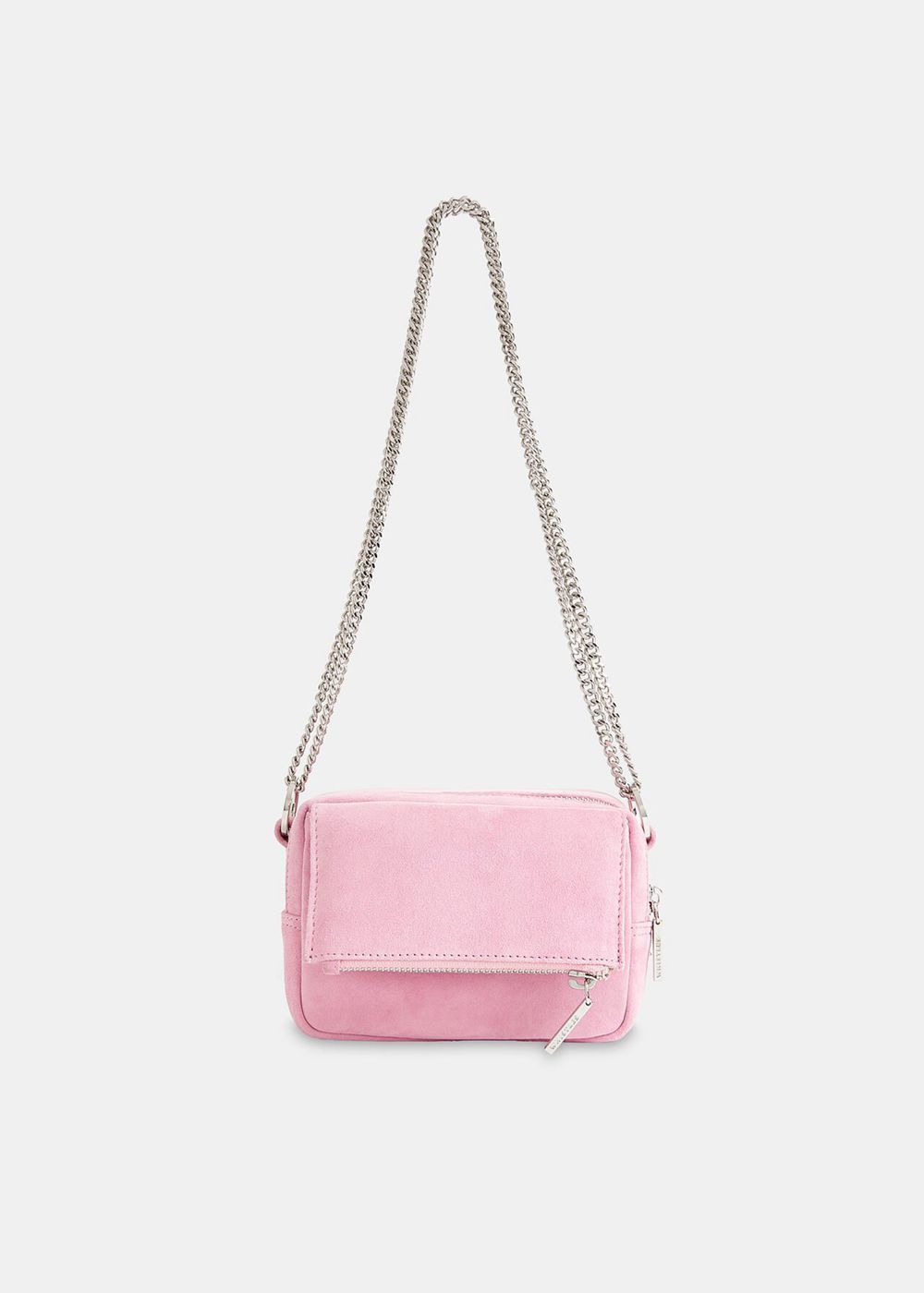 Whistles Bibi Suede Mini Shoulder Bags Pink | US-70291QUYW