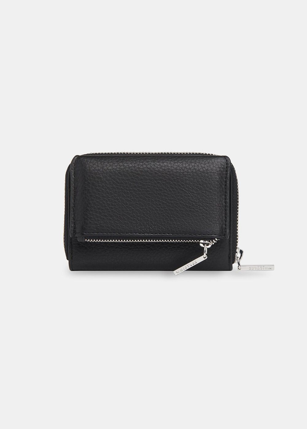 Whistles Bibi Zip Purses Black | US-60519RBAE