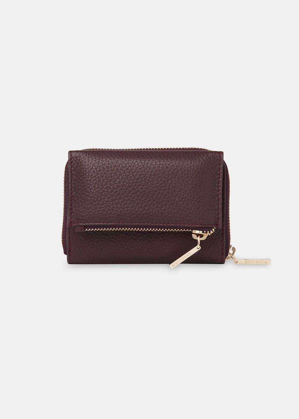 Whistles Bibi Zip Purses Purple | US-61452TEQZ