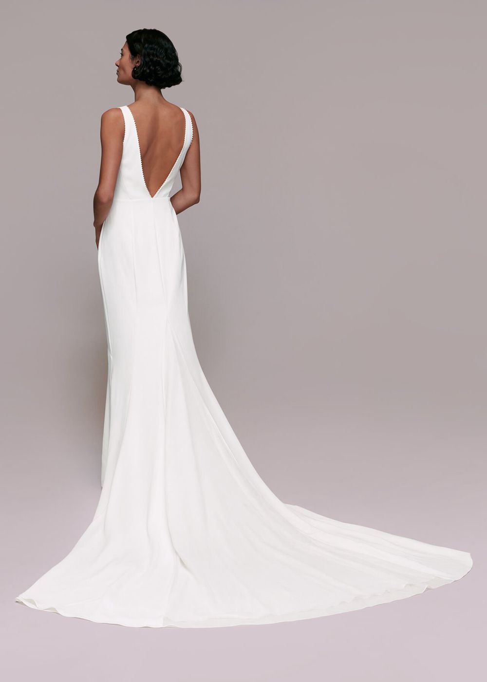 Whistles Billie Wedding Dress White | US-83504YRHQ