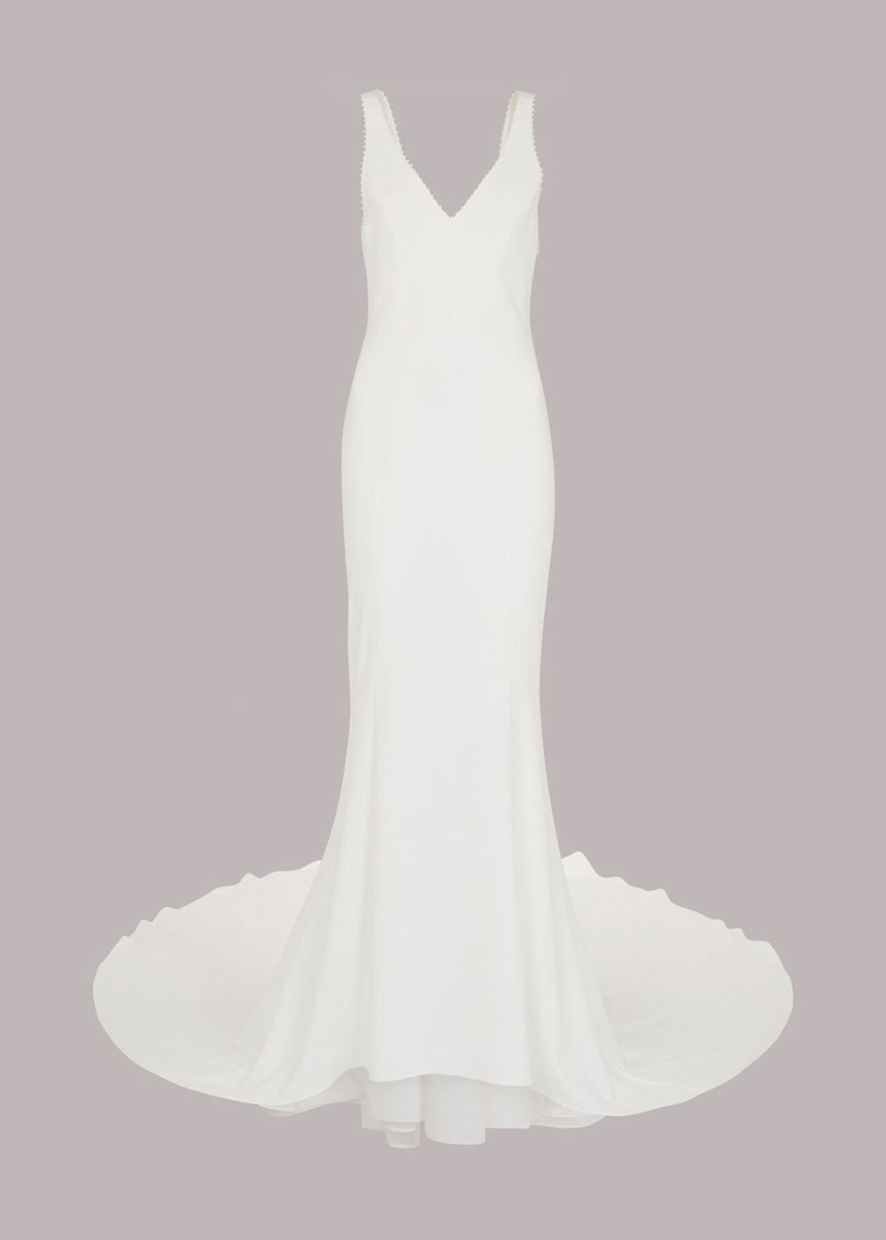 Whistles Billie Wedding Dress White | US-83504YRHQ