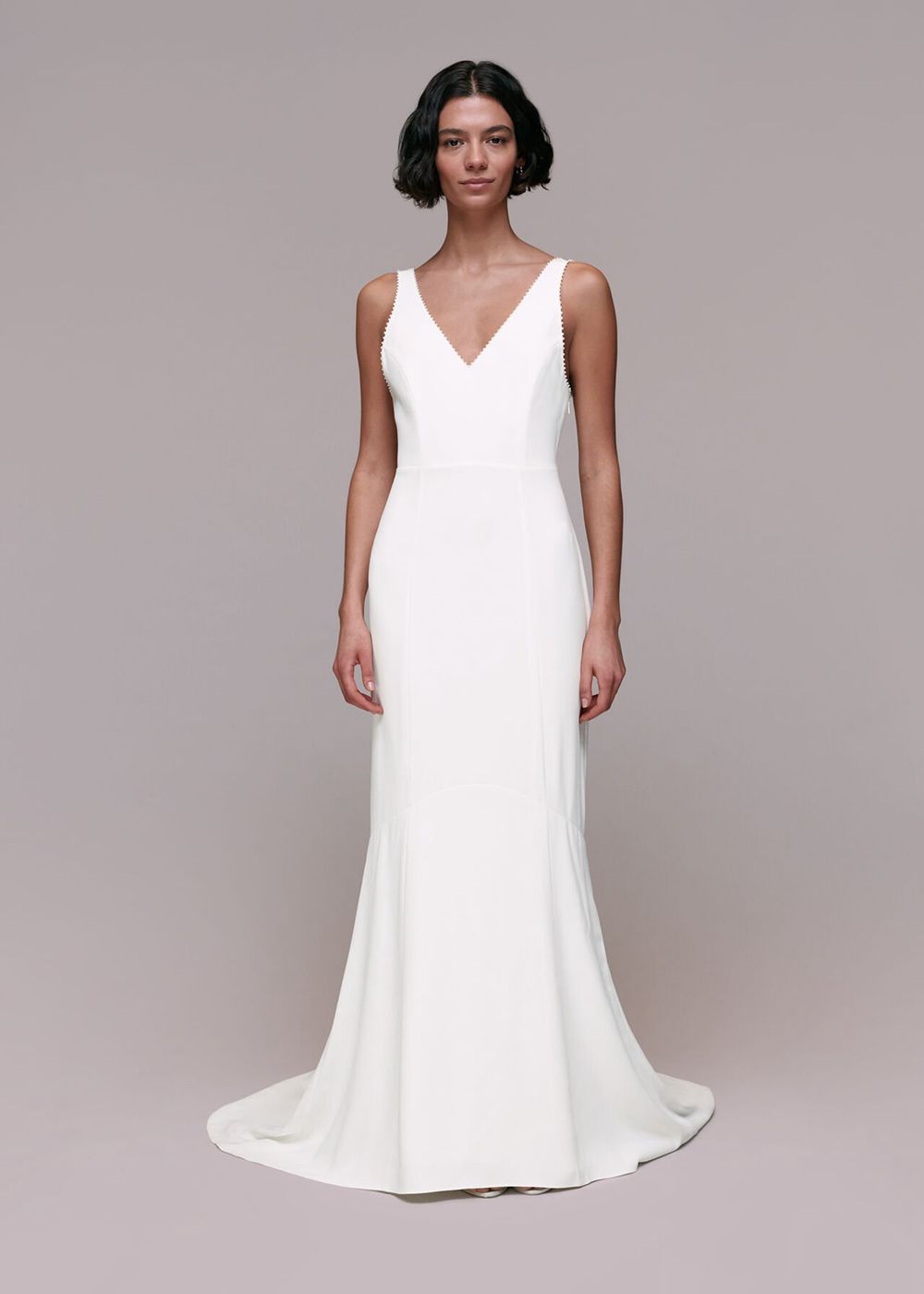 Whistles Billie Wedding Dress White | US-83504YRHQ