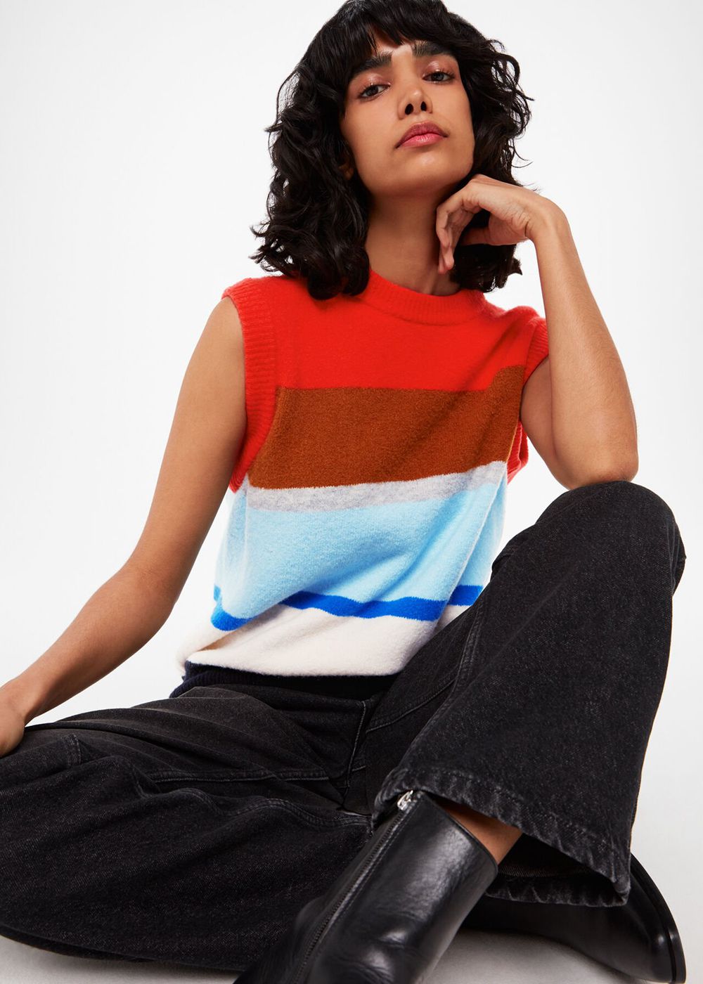 Whistles Block Stripe Knitwear Multicolor | US-96807WJPO