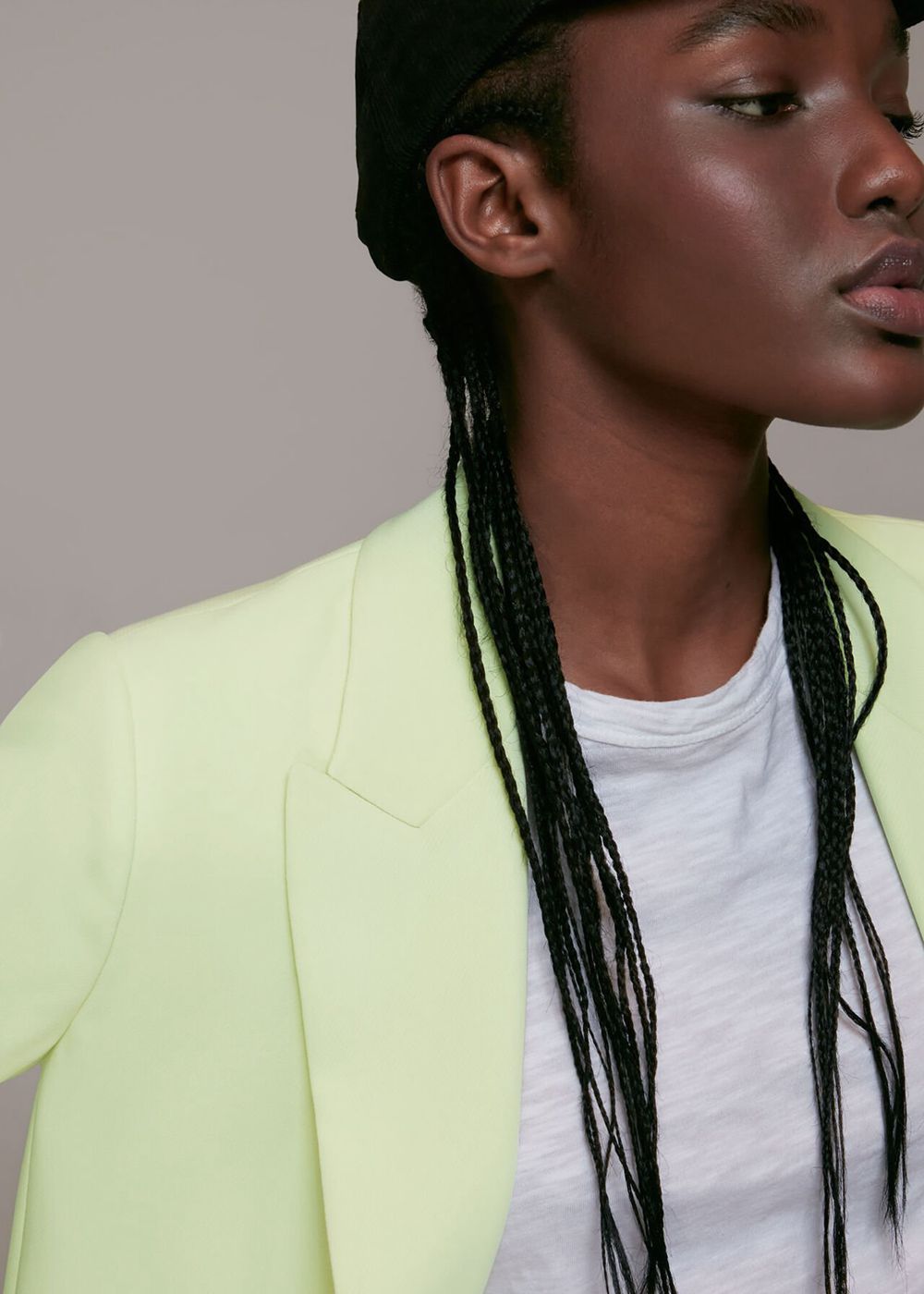 Whistles Boyfriend Crepe Blazer Light Green | US-76219YNQO