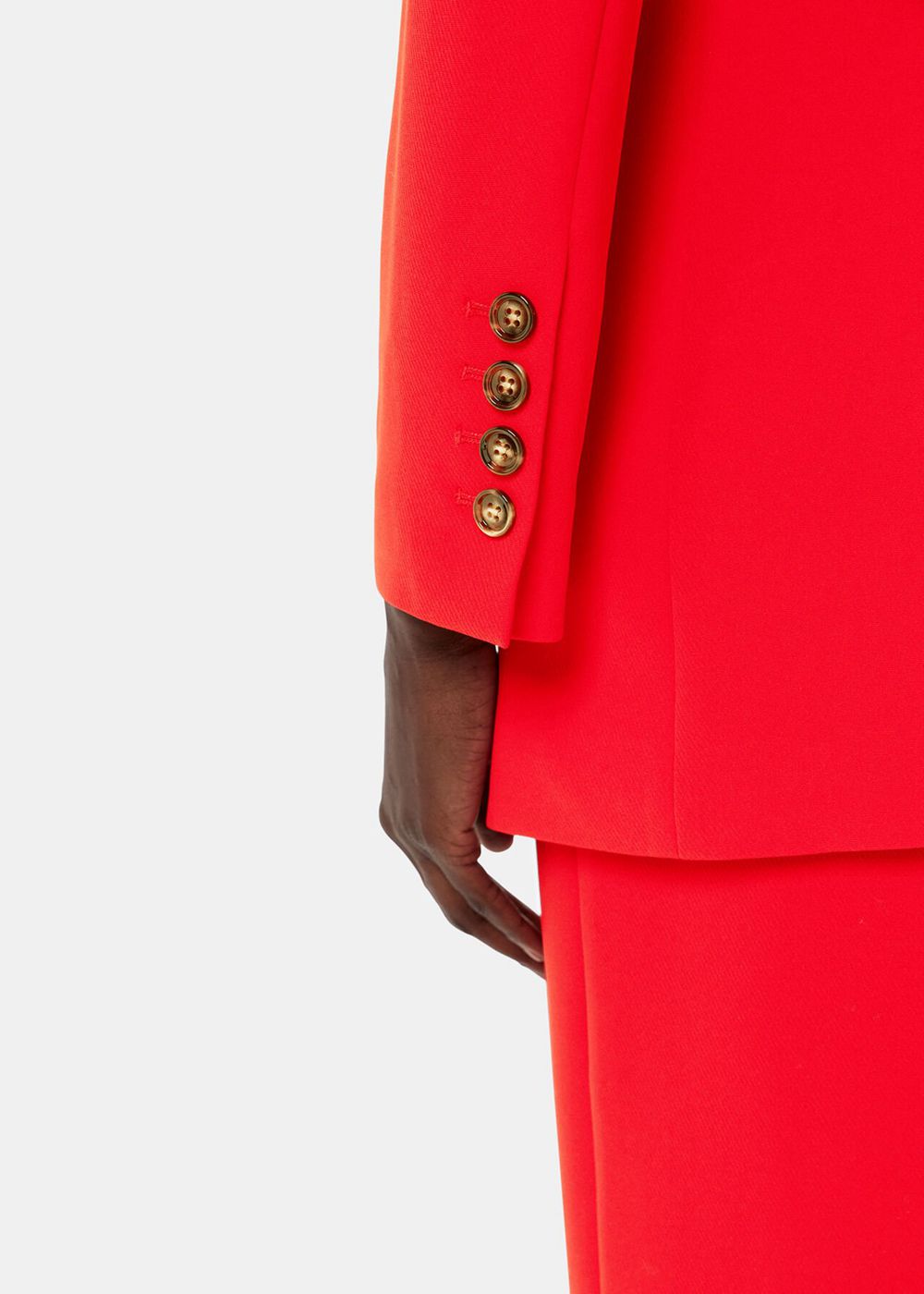 Whistles Boyfriend Crepe Blazer Red | US-94102WBDU